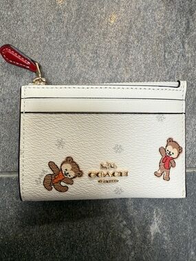 Coach Bear Card Case